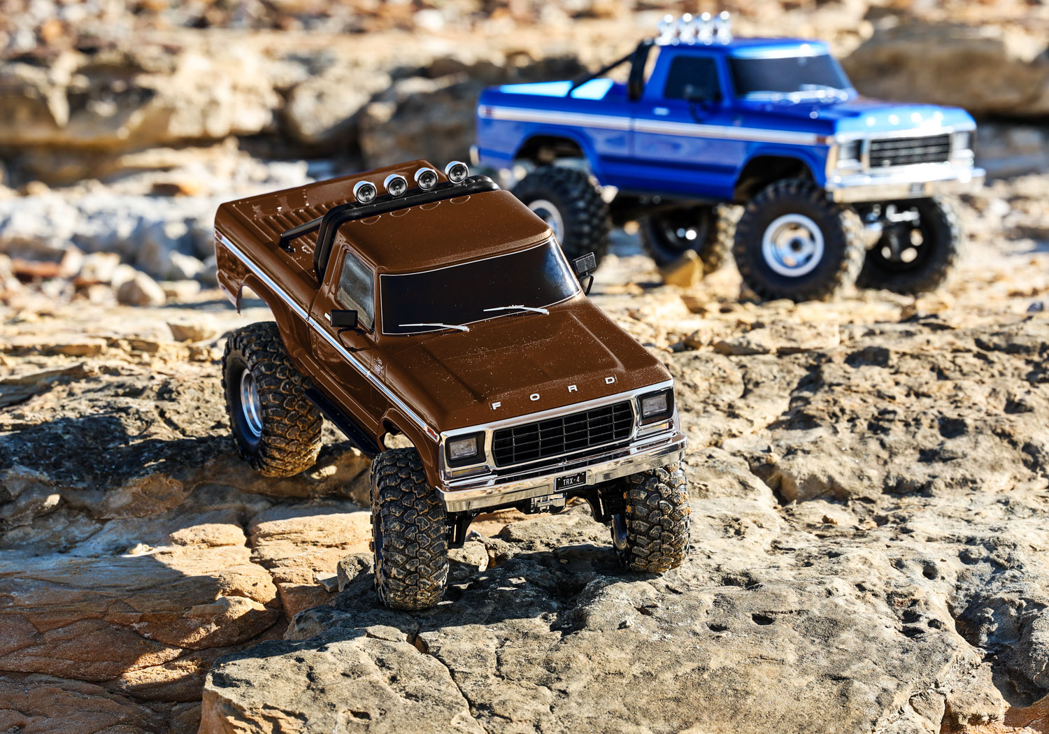 Automodel Traxxas TRX-4 1979 Ford F-150 High-Trail TQi 1:10 RTR - Maro